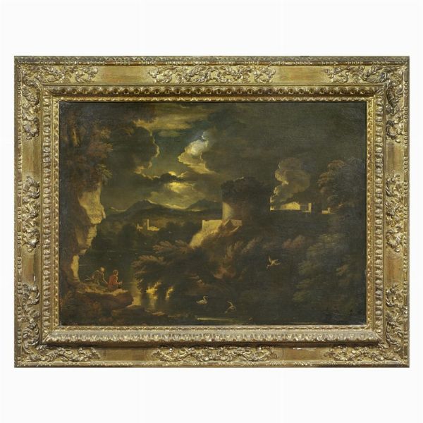 Artista nordico attivo a Roma, sec. XVIII  - Asta ARCADE | Dipinti dal XV al XVIII secolo - Associazione Nazionale - Case d'Asta italiane