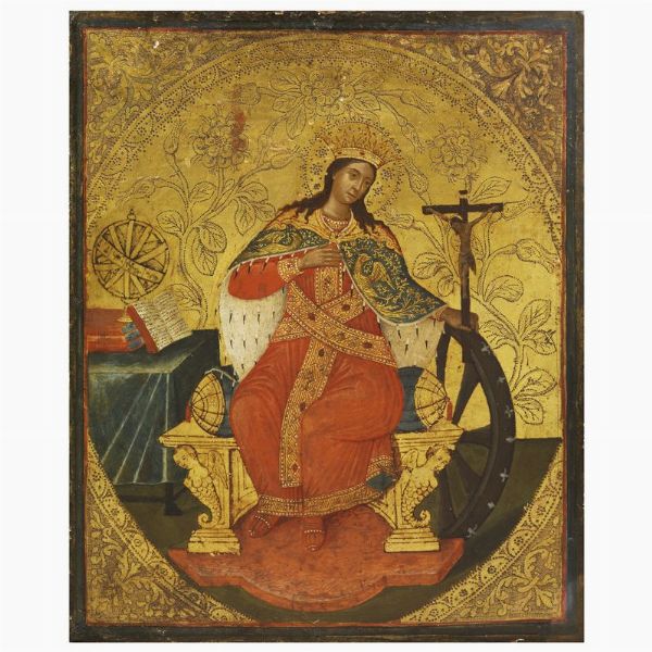 Scuola russa, sec. XVIII  - Asta ARCADE | Dipinti dal XV al XVIII secolo - Associazione Nazionale - Case d'Asta italiane