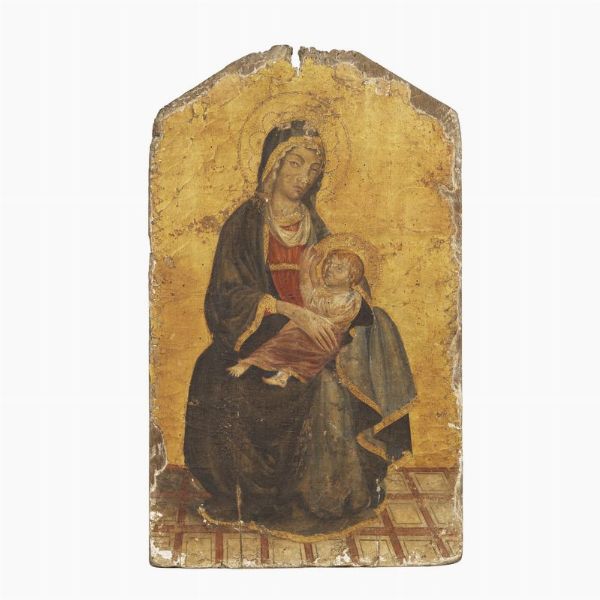 Maniera della pittura toscana del sec.� XIV  - Asta ARCADE | Dipinti dal XV al XVIII secolo - Associazione Nazionale - Case d'Asta italiane