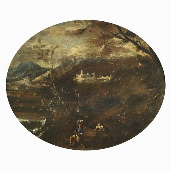 Scuola napoletana, sec. XVII  - Asta ARCADE | Dipinti dal XV al XVIII secolo - Associazione Nazionale - Case d'Asta italiane