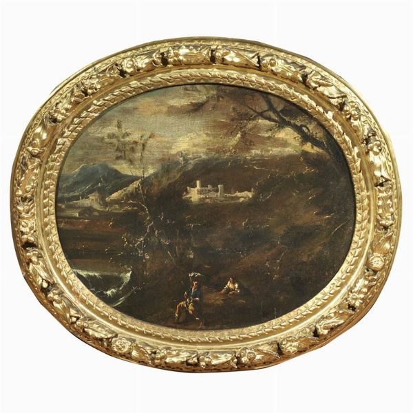 Scuola napoletana, sec. XVII  - Asta ARCADE | Dipinti dal XV al XVIII secolo - Associazione Nazionale - Case d'Asta italiane