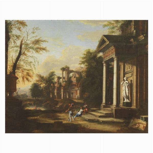 Scuola romana, sec. XVII  - Asta ARCADE | Dipinti dal XV al XVIII secolo - Associazione Nazionale - Case d'Asta italiane