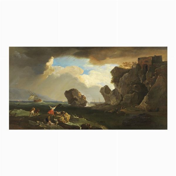 Scuola francese, sec. XVIII  - Asta ARCADE | Dipinti dal XV al XVIII secolo - Associazione Nazionale - Case d'Asta italiane