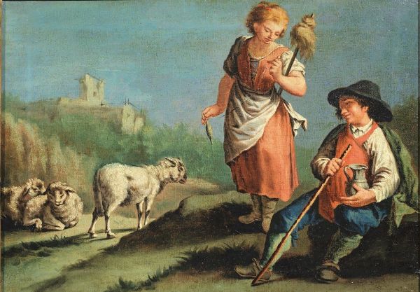 Scuola veneta, sec. XVIII  - Asta ARCADE | Dipinti dal XV al XVIII secolo - Associazione Nazionale - Case d'Asta italiane