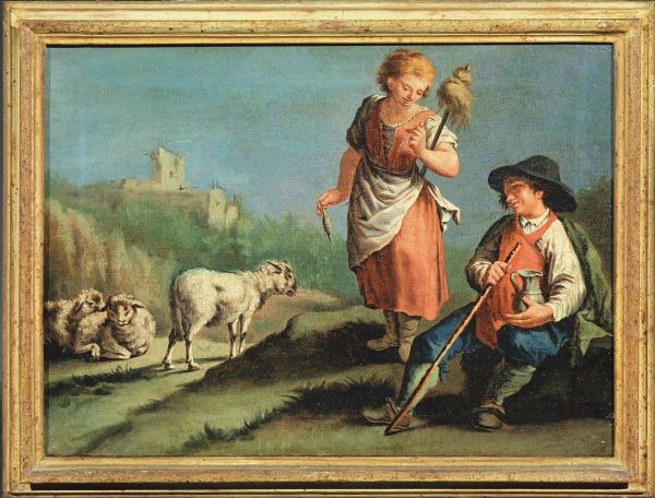 Scuola veneta, sec. XVIII  - Asta ARCADE | Dipinti dal XV al XVIII secolo - Associazione Nazionale - Case d'Asta italiane