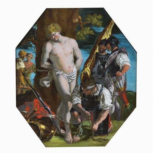 Scuola veneto-fiamminga, sec. XVIII  - Asta ARCADE | Dipinti dal XV al XVIII secolo - Associazione Nazionale - Case d'Asta italiane