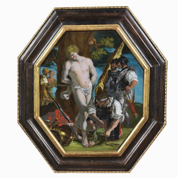 Scuola veneto-fiamminga, sec. XVIII  - Asta ARCADE | Dipinti dal XV al XVIII secolo - Associazione Nazionale - Case d'Asta italiane