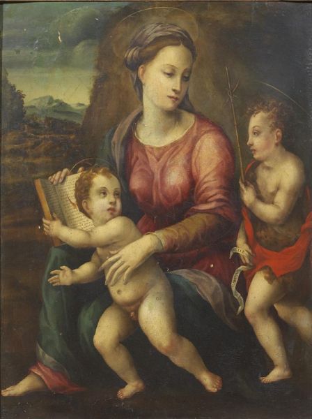 Scuola fiorentina, sec. XVII  - Asta ARCADE | Dipinti dal XV al XVIII secolo - Associazione Nazionale - Case d'Asta italiane