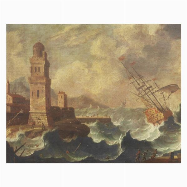 Scuola dell'Italia meridionale, sec. XVIII  - Asta ARCADE | Dipinti dal XV al XVIII secolo - Associazione Nazionale - Case d'Asta italiane