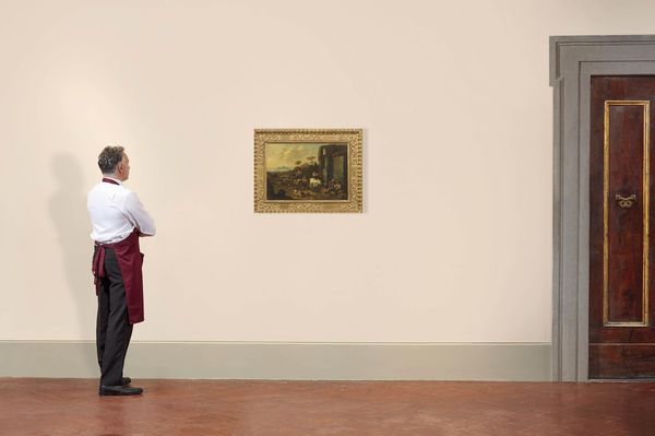 Artista Bambocciante, sec. XVIII  - Asta ARCADE | Dipinti dal XV al XVIII secolo - Associazione Nazionale - Case d'Asta italiane