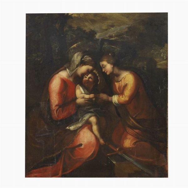 Scuola dell'Italia centrale, sec.� XVII  - Asta ARCADE | Dipinti dal XV al XVIII secolo - Associazione Nazionale - Case d'Asta italiane