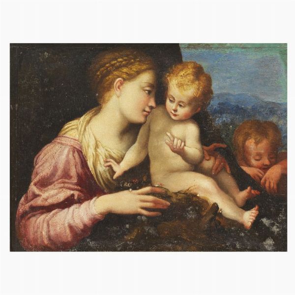 Scuola emiliana, sec. XVII  - Asta ARCADE | Dipinti dal XV al XVIII secolo - Associazione Nazionale - Case d'Asta italiane