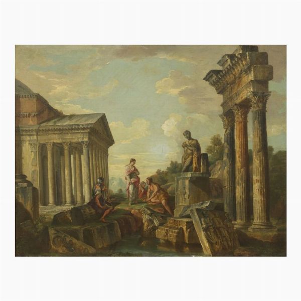 Scuola emiliana, sec XVIII  - Asta ARCADE | Dipinti dal XV al XVIII secolo - Associazione Nazionale - Case d'Asta italiane