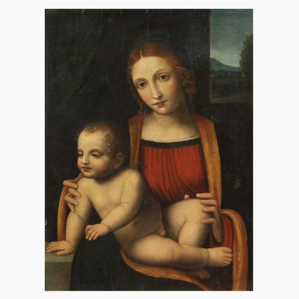 Scuola lombarda, sec XVI  - Asta ARCADE | Dipinti dal XV al XVIII secolo - Associazione Nazionale - Case d'Asta italiane