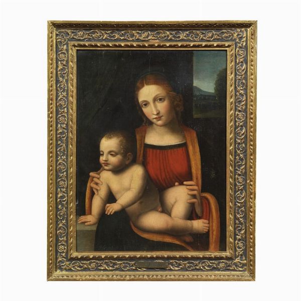 Scuola lombarda, sec XVI  - Asta ARCADE | Dipinti dal XV al XVIII secolo - Associazione Nazionale - Case d'Asta italiane