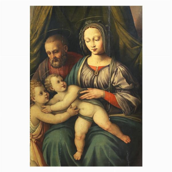 Scuola toscana, sec. XVI  - Asta ARCADE | Dipinti dal XV al XVIII secolo - Associazione Nazionale - Case d'Asta italiane