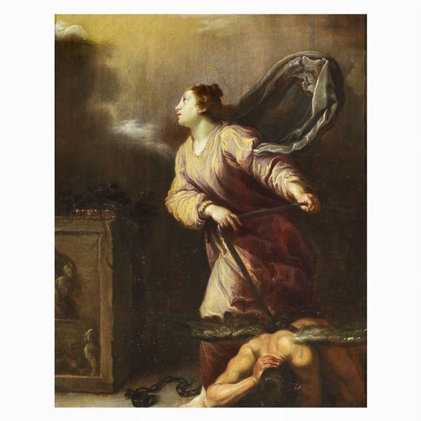 Scuola dell'Italia centrale, sec. XVII  - Asta ARCADE | Dipinti dal XV al XVIII secolo - Associazione Nazionale - Case d'Asta italiane