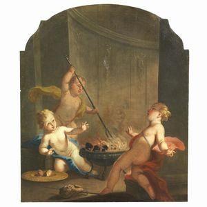 Scuola veneta, sec. XVIII  - Asta ARCADE | Dipinti dal XV al XVIII secolo - Associazione Nazionale - Case d'Asta italiane