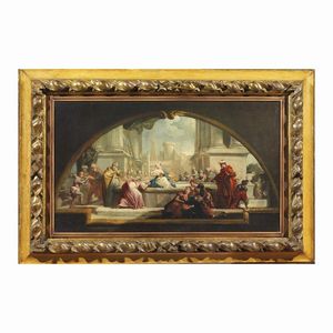 Scuola veneta, sec. XVIII  - Asta ARCADE | Dipinti dal XV al XVIII secolo - Associazione Nazionale - Case d'Asta italiane