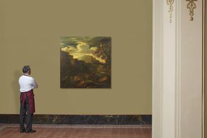 Cerchia di Pieter Mulier detto il Tempesta, sec. XVII  - Asta ARCADE | Dipinti dal XV al XVIII secolo - Associazione Nazionale - Case d'Asta italiane