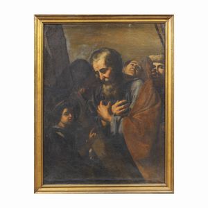 Scuola napoletana, sec. XVII  - Asta ARCADE | Dipinti dal XV al XVIII secolo - Associazione Nazionale - Case d'Asta italiane