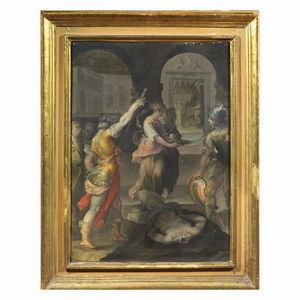 Scuola emiliana, fine sec. XVI / inizi sec. XVII  - Asta ARCADE | Dipinti dal XV al XVIII secolo - Associazione Nazionale - Case d'Asta italiane