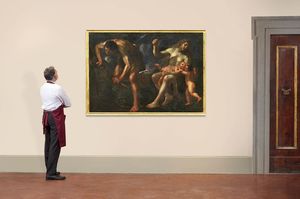 Scuola napoletana, sec. XVII  - Asta ARCADE | Dipinti dal XV al XVIII secolo - Associazione Nazionale - Case d'Asta italiane