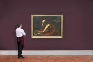 Scuola caravaggesca napoletana, prima met� sec. XVII  - Asta ARCADE | Dipinti dal XV al XVIII secolo - Associazione Nazionale - Case d'Asta italiane