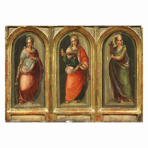 Scuola toscana, sec. XVI  - Asta ARCADE | Dipinti dal XV al XVIII secolo - Associazione Nazionale - Case d'Asta italiane