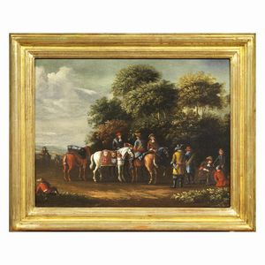 Scuola fiamminga, sec. XVIII  - Asta ARCADE | Dipinti dal XV al XVIII secolo - Associazione Nazionale - Case d'Asta italiane