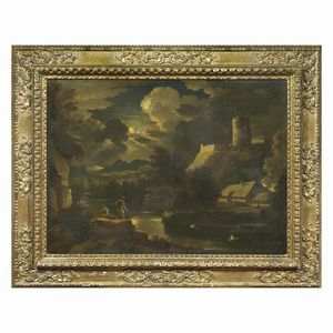 Artista nordico attivo a Roma, sec. XVIII  - Asta ARCADE | Dipinti dal XV al XVIII secolo - Associazione Nazionale - Case d'Asta italiane