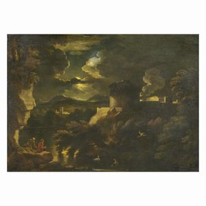 Artista nordico attivo a Roma, sec. XVIII  - Asta ARCADE | Dipinti dal XV al XVIII secolo - Associazione Nazionale - Case d'Asta italiane