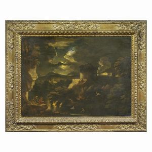 Artista nordico attivo a Roma, sec. XVIII  - Asta ARCADE | Dipinti dal XV al XVIII secolo - Associazione Nazionale - Case d'Asta italiane