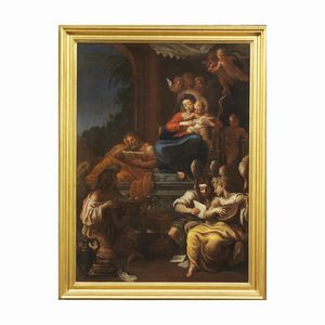 Scuola parmense, meta sec. XVII  - Asta ARCADE | Dipinti dal XV al XVIII secolo - Associazione Nazionale - Case d'Asta italiane
