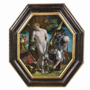 Scuola veneto-fiamminga, sec. XVIII  - Asta ARCADE | Dipinti dal XV al XVIII secolo - Associazione Nazionale - Case d'Asta italiane