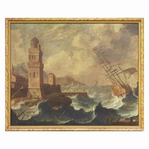 Scuola dell'Italia meridionale, sec. XVIII  - Asta ARCADE | Dipinti dal XV al XVIII secolo - Associazione Nazionale - Case d'Asta italiane