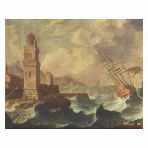 Scuola dell'Italia meridionale, sec. XVIII  - Asta ARCADE | Dipinti dal XV al XVIII secolo - Associazione Nazionale - Case d'Asta italiane