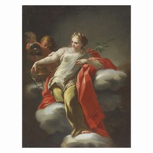 Scuola napoletana, sec. XVIII  - Asta ARCADE | Dipinti dal XV al XVIII secolo - Associazione Nazionale - Case d'Asta italiane
