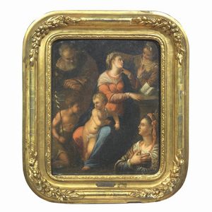 Scuola emiliana, seconda met sec. XVI  - Asta ARCADE | Dipinti dal XV al XVIII secolo - Associazione Nazionale - Case d'Asta italiane