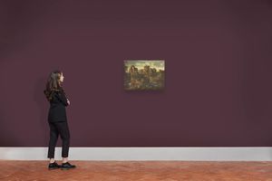 Scuola romana, seconda met&agrave; sec. XVII  - Asta ARCADE | Dipinti dal XV al XVIII secolo - Associazione Nazionale - Case d'Asta italiane