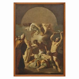 Scuola napoletana, sec. XVIII  - Asta ARCADE | Dipinti dal XV al XVIII secolo - Associazione Nazionale - Case d'Asta italiane