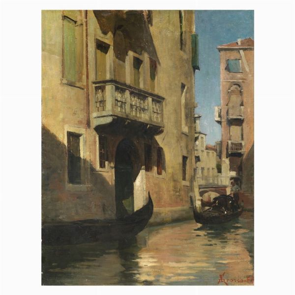 Grosso Giacomo : Giacomo Grosso  - Asta ARCADE | Dipinti del XIX e XX secolo - Associazione Nazionale - Case d'Asta italiane