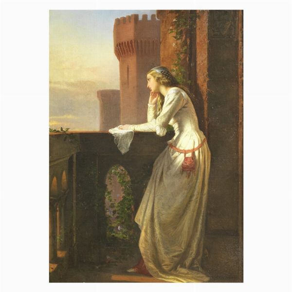 Ussi Stefano : Stefano Ussi  - Asta ARCADE | Dipinti del XIX e XX secolo - Associazione Nazionale - Case d'Asta italiane