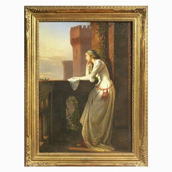 Ussi Stefano : Stefano Ussi  - Asta ARCADE | Dipinti del XIX e XX secolo - Associazione Nazionale - Case d'Asta italiane