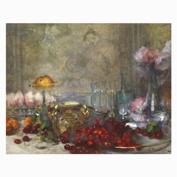 Cavalleri Vittorio : Vittorio Cavalleri  - Asta ARCADE | Dipinti del XIX e XX secolo - Associazione Nazionale - Case d'Asta italiane