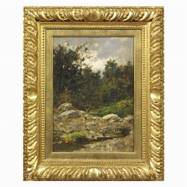 DELLEANI LORENZO : Lorenzo Delleani  - Asta ARCADE | Dipinti del XIX e XX secolo - Associazione Nazionale - Case d'Asta italiane