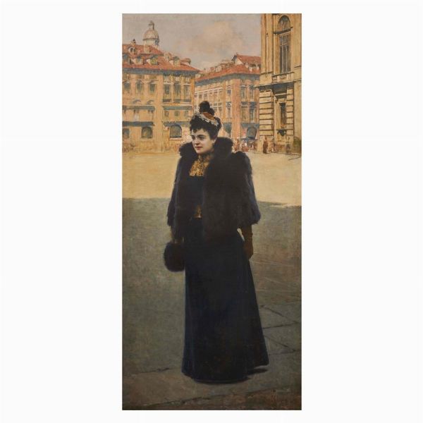 Grosso Giacomo : Giacomo Grosso  - Asta ARCADE | Dipinti del XIX e XX secolo - Associazione Nazionale - Case d'Asta italiane