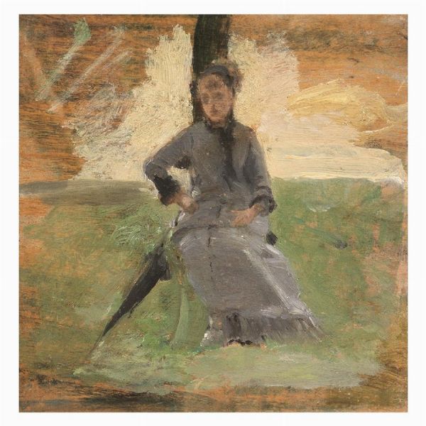 DE NITTIS GIUSEPPE : Giuseppe De Nittis  - Asta ARCADE | Dipinti del XIX e XX secolo - Associazione Nazionale - Case d'Asta italiane