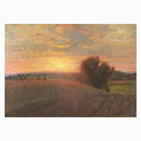 Campriani Alceste : Alceste Campriani  - Asta ARCADE | Dipinti del XIX e XX secolo - Associazione Nazionale - Case d'Asta italiane