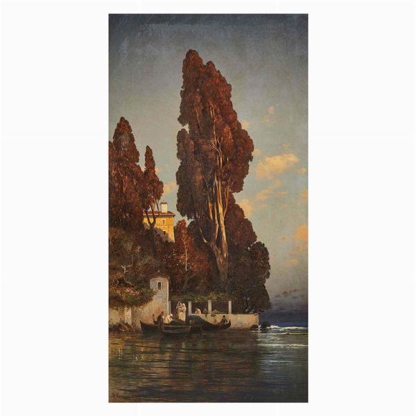 CORRODI HERMANN : Hermann Corrodi  - Asta ARCADE | Dipinti del XIX e XX secolo - Associazione Nazionale - Case d'Asta italiane